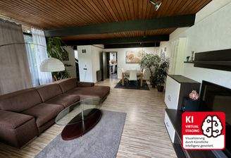 mit KI verändert - Wohnzimmer eingerichtet