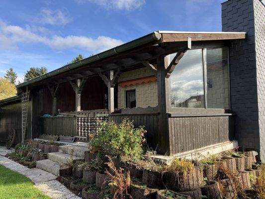 Überdachte Terrasse