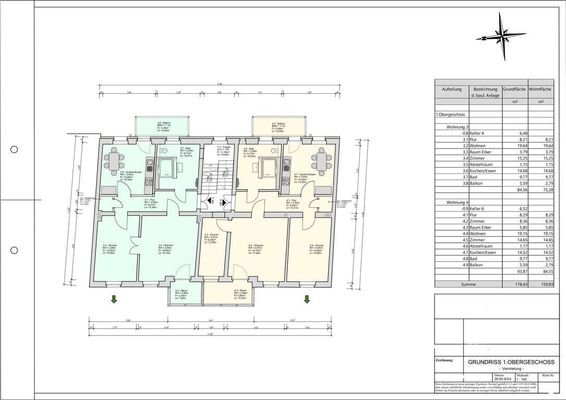 Grundriss 1.OG WE 3