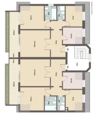 Grundriss Dachgeschoss