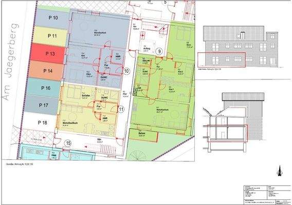 Grundriss + Ansicht Whg. 10