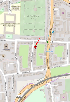Ausschnitt aus dem Stadtplan