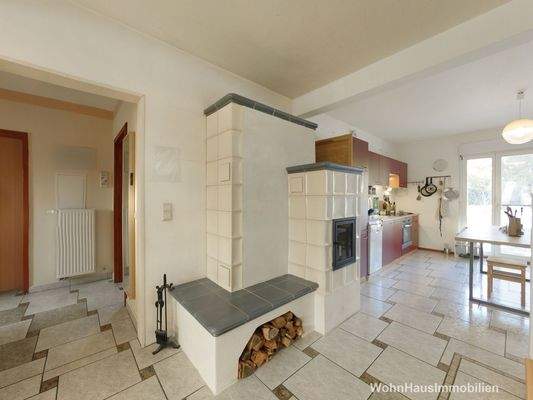 Der zentrale Kachelofen