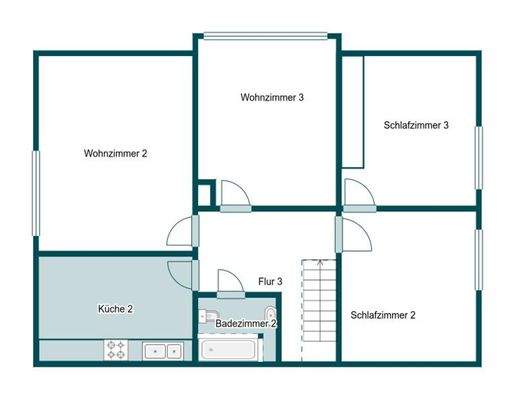 Grundriss Skizze 1.OG