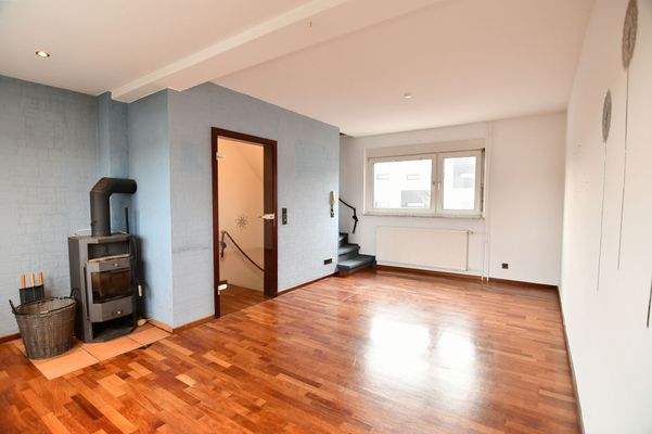 Wohnzimmer mit Kaminofen