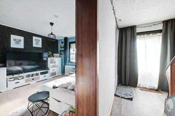 Flur und Wohnbereich Obergeschoss