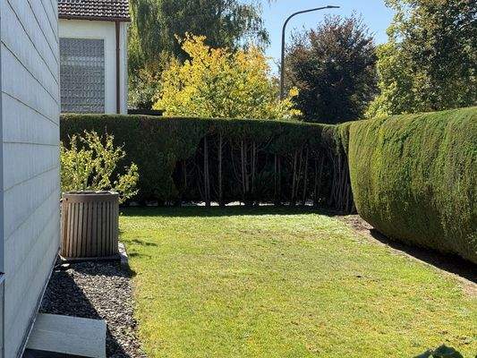 Gartenanteil für die EG-Wohnung