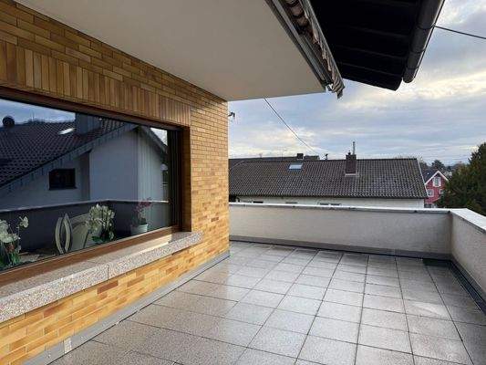 Ansicht große Dachterrasse