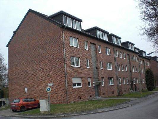 Ansicht der Häuser von vorne