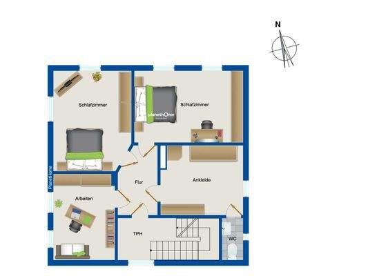 Grundriss Obergeschoss