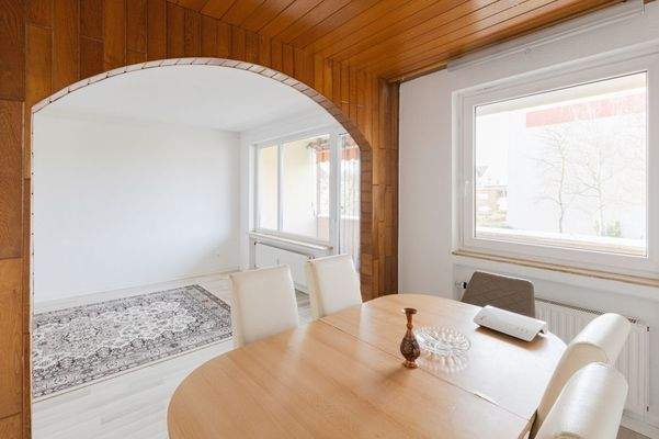 Blick in den Wohnbereich