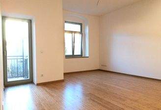 Wohnzimmer mit Fußbodenheizung