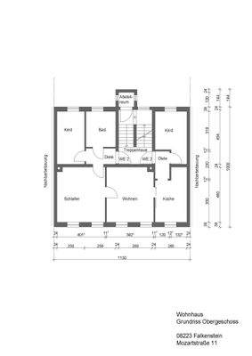 Grundriss Obergeschoss