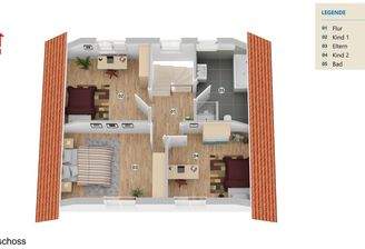Grundrissvisualisierung DG