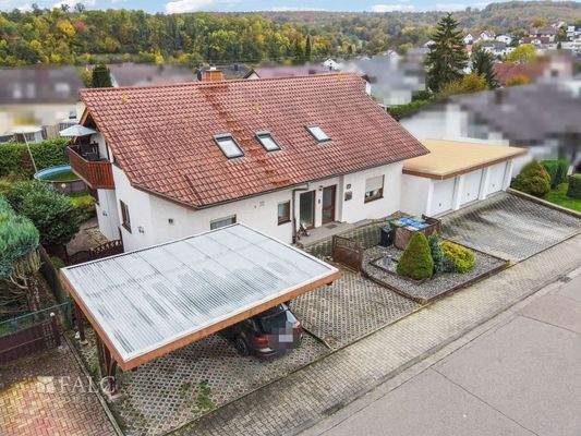 Blick auf das Wohnhaus