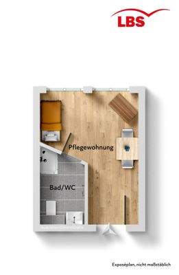 Plan Pflegewohnung Höchberg