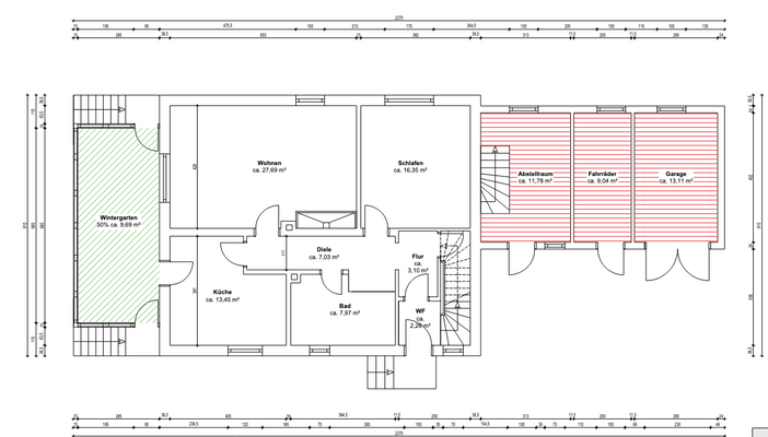 Grundriss Erdgeschoss