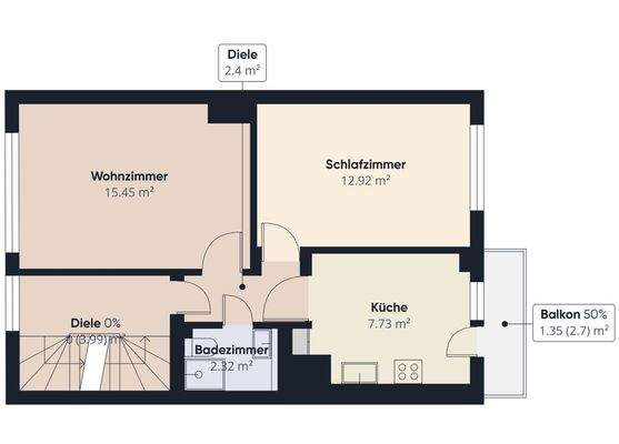 S&P | Grundriss Obergeschoss
