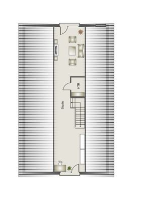 Grundriss Spitzboden (schematisch dargestellt)