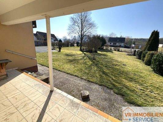 Ausblick überdachter Freisitz