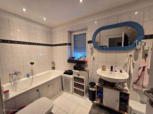 Fensterbad mit Wanne u. Dusche