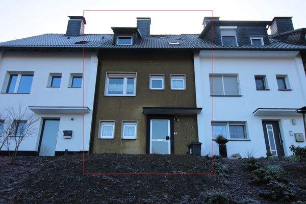 Blick auf das Haus, vorne