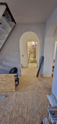 Wohnzimmer, Blick auf kleine Zwischendiele