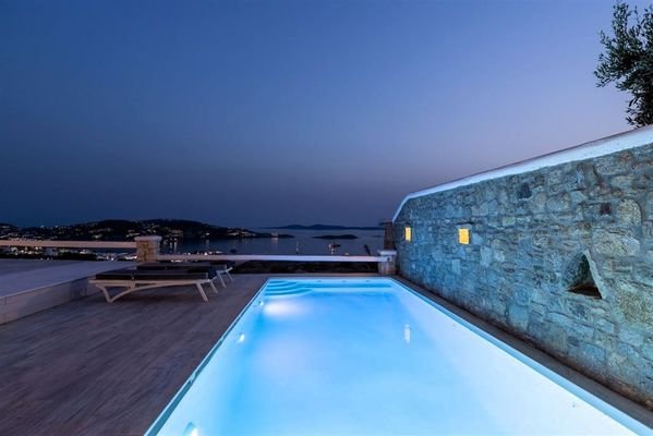 Exklusive Mykonos-Villa mit atemberaubendem Meerbl