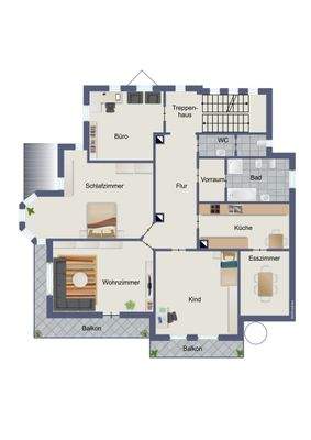 Grundriss Dachgeschoß