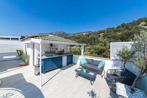 Spacious and Modern Villa with Panoramic Sea View in Kalkan Antalya
