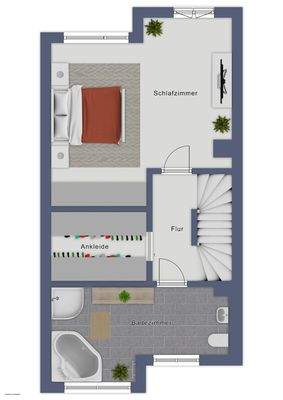 Möbliervorschlag Obergeschoss