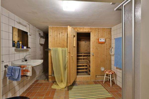 Sauna im Keller