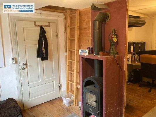 Kaminofen im Kinderzimmer