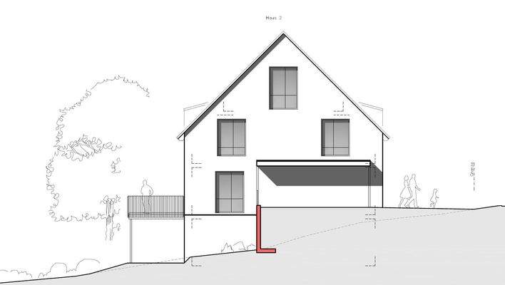 04 Ansicht, Giebel, Süd