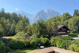 Blick vom Balkon