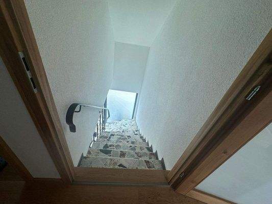Treppe zur EG.