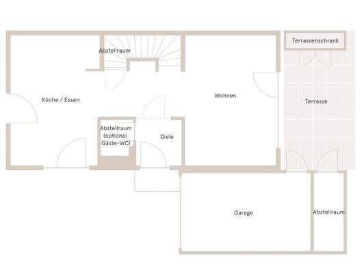 Erdgeschoss_Grundriss_160 m² Ruhepol_rechte Hälfte