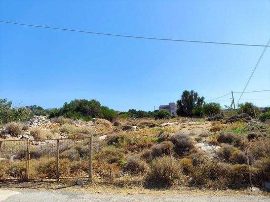 Kreta, Rethymno: Investitionsgrundstück mit Meerblick nahe Stadtzentrum zu verkaufen