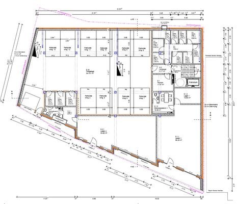 Grundriss Tiefgarage