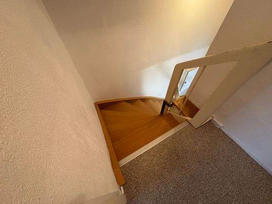 Treppe zum OG.