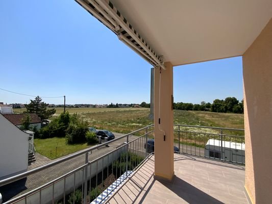 Balkon mit toller Aussicht