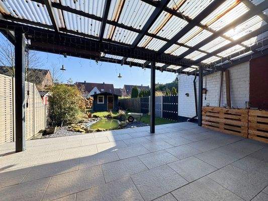 Überdachte Terrasse