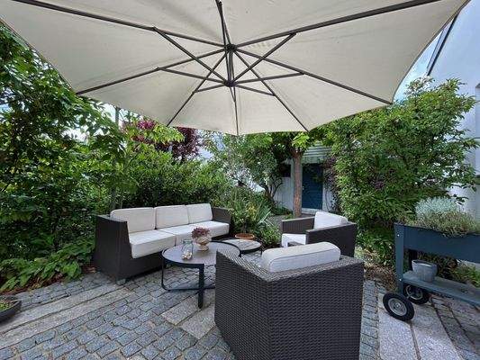 Terrasse auf Ebene Erdgeschoss