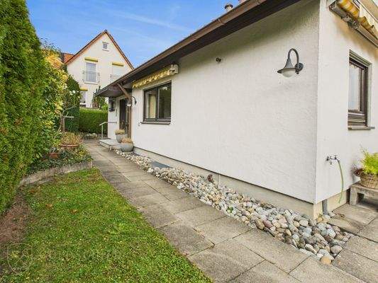 Ansicht Eingangsbereich zum Haus 