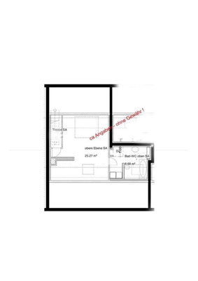 Grundriss obere Etage