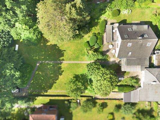 Drohnenaufnahme des Grundstücks