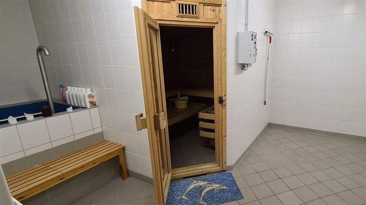 Sauna u. Tauchbad im Haus