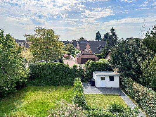 Aufsicht Gartenbereich