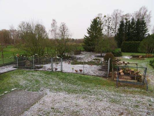 Hühnerhof mit Garten