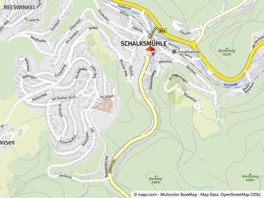 Geolyzer Kartenausschnitt